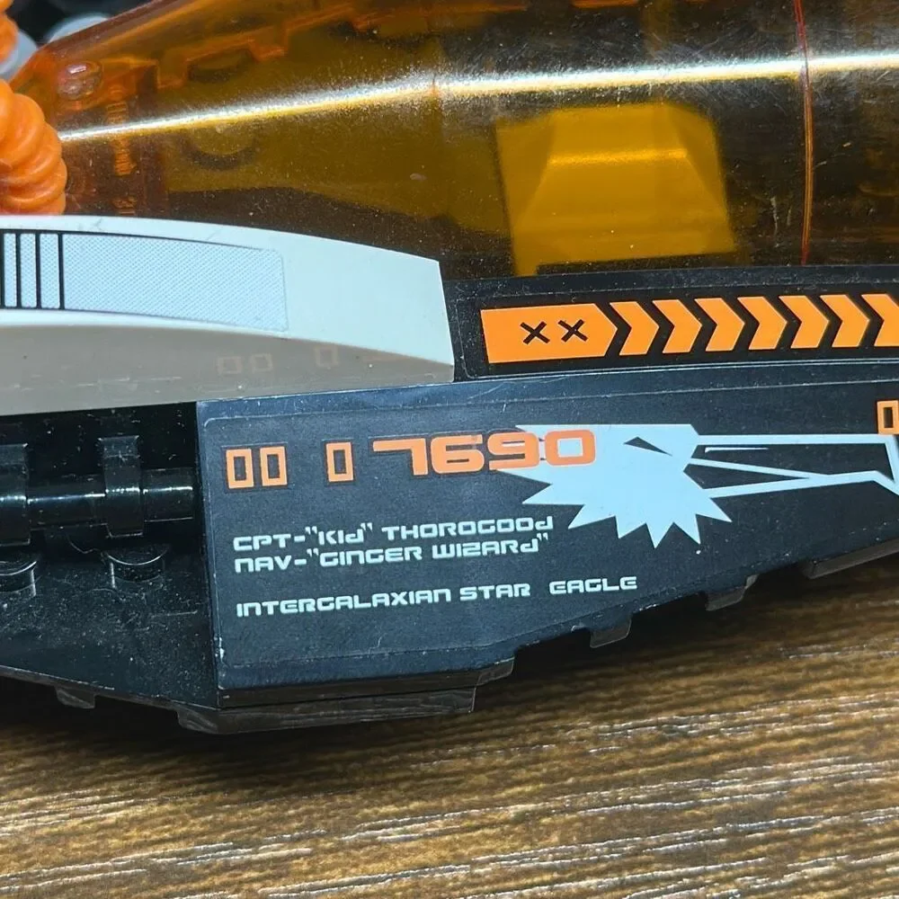 Lego Mars Mission Set 7690 Spaceship Fighter Part Pieces‎ Incomplete